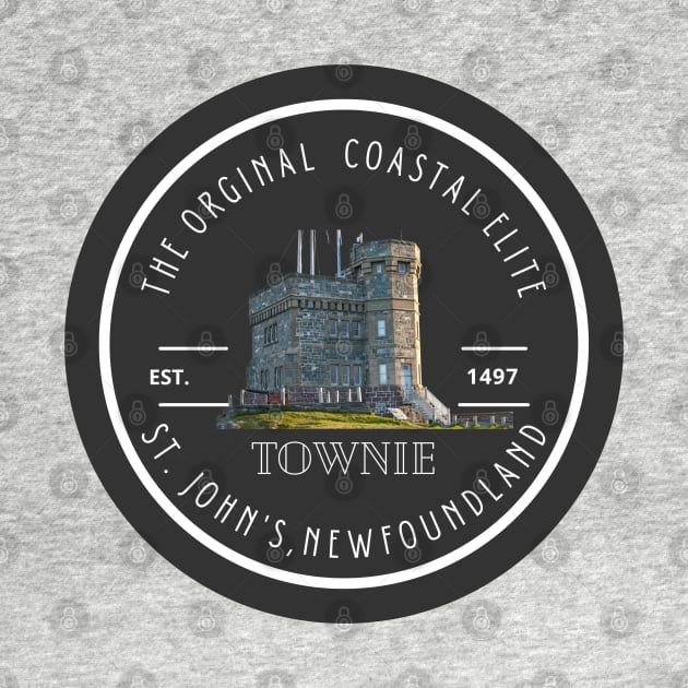TOWNIE T-Shirt, The Original Coastal Elite ST JOHNS NEWFOUNDLAND by SailorsDelight